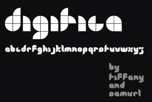 Typography Free Fonts - Digitica