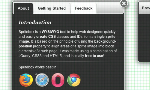 Spritebox - Create CSS from Sprite Images