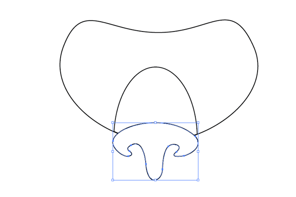 Tiger nose, drawing nosdrils