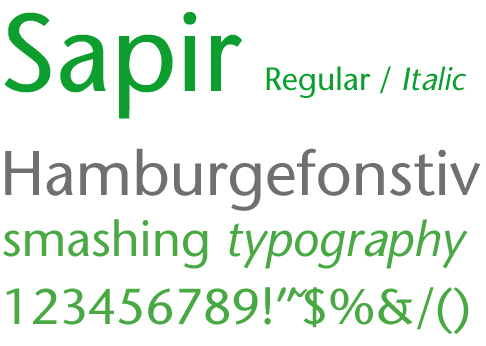 Free Font Sapir