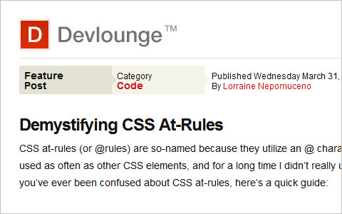  Demystifying CSS At-Rules 