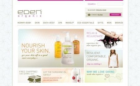 Textures and Patterns Design - Welcome to Eden Organix - The Finest Organic Skin Care and Cosmetics Products