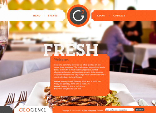 Showcase of Appetizing Restaurant Websites