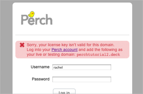 New license error