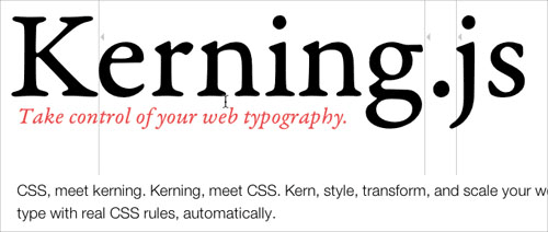 Kerning.js