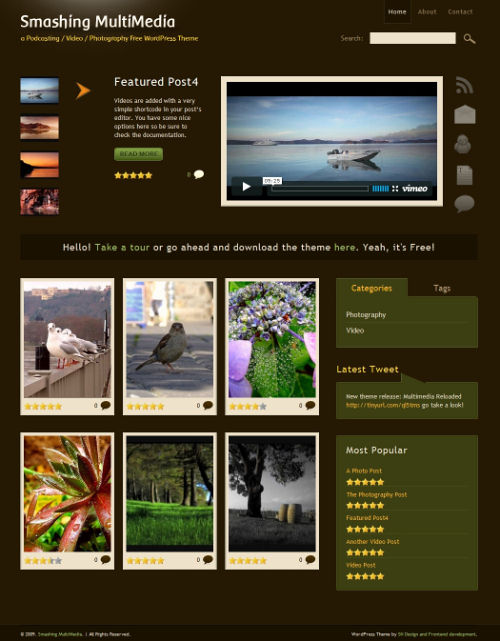 Multimedia WordPress Theme