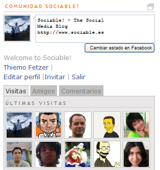 Facebook Connect Implementation as seen on Sociable.es