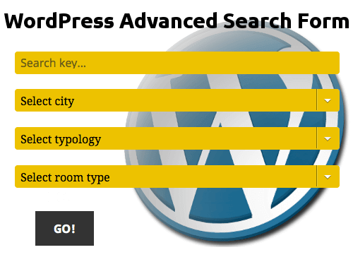 Advanced search form