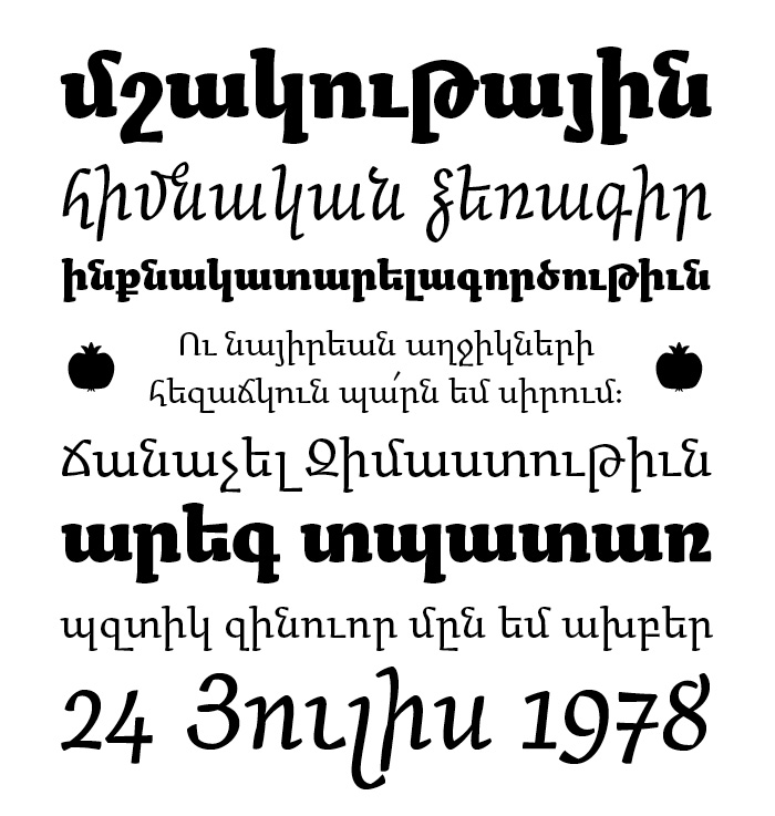 Armenian Alphabet and Writing System