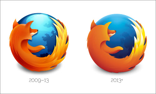 Firefox: (Re)building a simplified logo