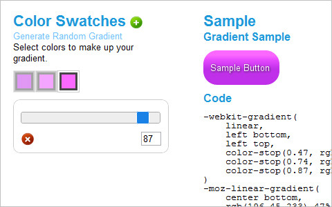   CSS3 Gradient Buttons