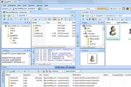 SmartFTP Screenshot