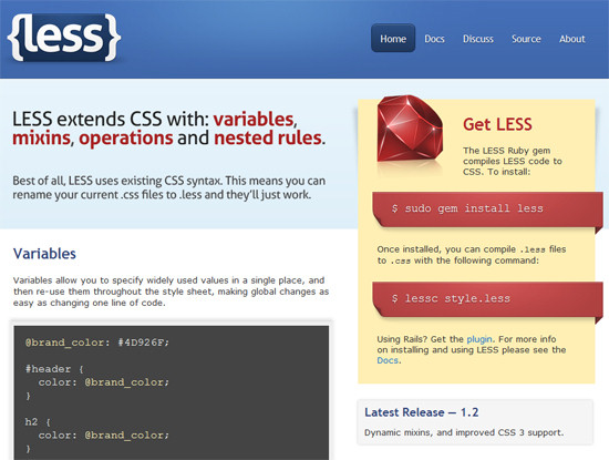 less css