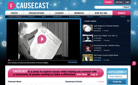 Causecast website