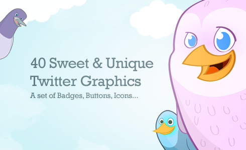 Free Icons Round-Up - Twitter Badges