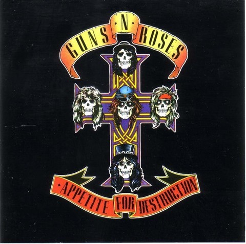 Showcase of Beautiful Album and CD covers- Guns N' Roses - Appetite for Destruction