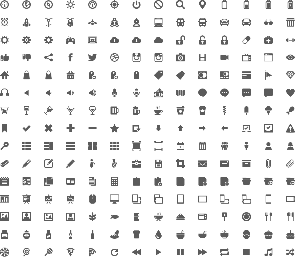 600 Gorgeous Black White PNG Icons Freebie Smashing Magazine