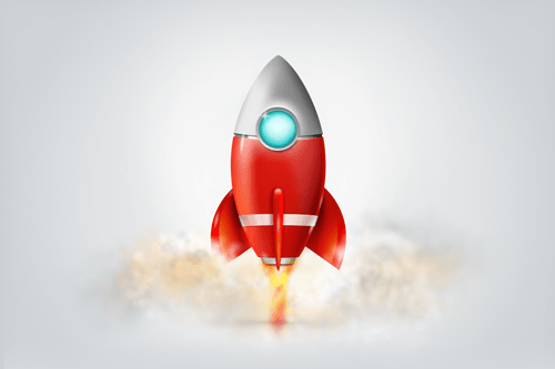 Download the layered Fireworks PNG file [Rocket-Icon-Design.fw.png]