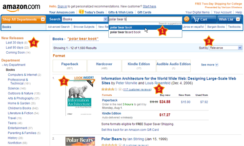Best practices in Amazon’s search results