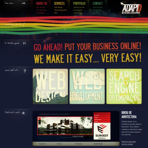 Retro and Vintage Designs - AdaptD.com - Web Design and Development