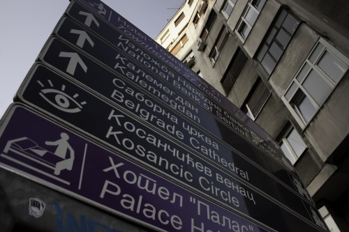 Wayfinding and Typographic Signs - sky-is-the-limit