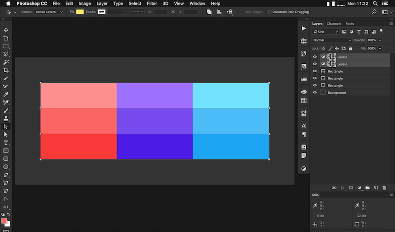 Drag and Drop Color Swatches in Photoshop