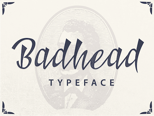 Badhead Typeface