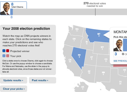 CNN Electoral Vote Map